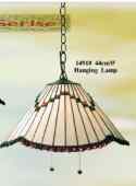 1491# - handcrafted Tiffany stained glass lamp