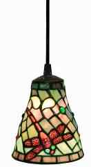 2011HANG - handcrafted Tiffany stained glass lamp