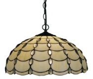 Tiffany Ceiling & Pendant Lamp - AM1042HL16 - handcrafted Tiffany stained glass lamp