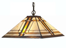 Tiffany Ceiling & Pendant Lamp - AM1053HL14 - handcrafted Tiffany stained glass lamp