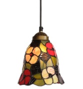 Tiffany Ceiling & Pendant Lamp - AM1069HL06 - handcrafted Tiffany stained glass lamp