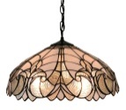 Tiffany Ceiling & Pendant Lamp - AM206HL18 - handcrafted Tiffany stained glass lamp