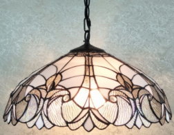 Tiffany Ceiling & Pendant Lamp - AM297HL16 - handcrafted Tiffany stained glass lamp