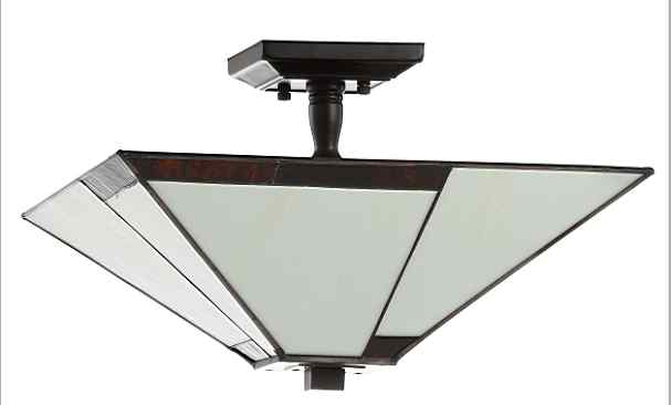 Tiffany Ceiling & Pendant Lamp - DY8024A - handcrafted Tiffany stained glass lamp