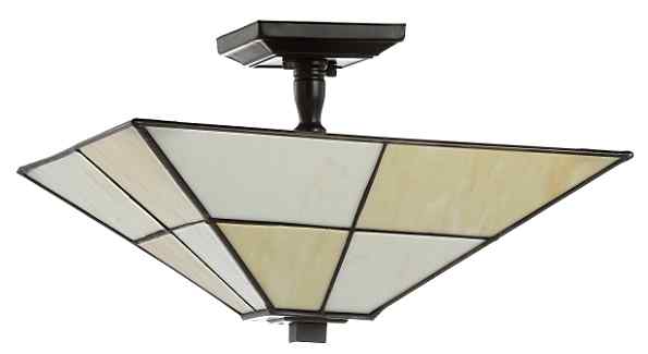 Tiffany Ceiling & Pendant Lamp - DY8025A - handcrafted Tiffany stained glass lamp