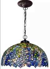 Tiffany Ceiling & Pendant Lamp - DYPL18 - handcrafted Tiffany stained glass lamp