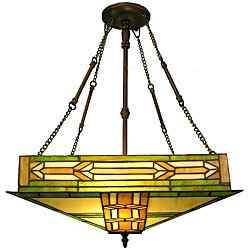 EP85+285 - handcrafted Tiffany stained glass lamp