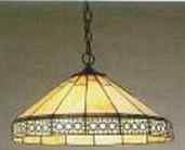 P16257 - handcrafted Tiffany stained glass lamp
