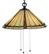 Tiffany Ceiling & Pendant Lamp - SG136-20-1-M48 - handcrafted Tiffany stained glass lamp