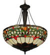Tiffany Ceiling & Pendant Lamp - SG138-22-1-M396 - handcrafted Tiffany stained glass lamp