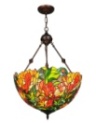 Tiffany Ceiling & Pendant Lamp - SG146-20-1-M401 - handcrafted Tiffany stained glass lamp