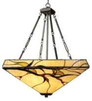 V8460 - handcrafted Tiffany stained glass lamp