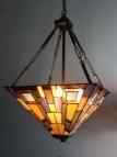 W3010 - handcrafted Tiffany stained glass lamp