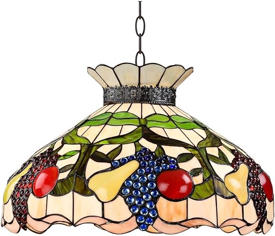 W3142 - handcrafted Tiffany stained glass lamp