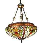 WHT015(BR002RH) - handcrafted Tiffany stained glass lamp