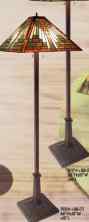908#+BB-171 - handcrafted Tiffany stained glass lamp