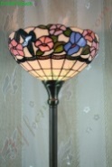Tiffany Floor Lamp - AM023FL14 - handcrafted Tiffany stained glass lamp