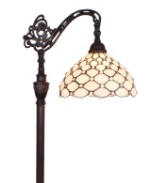 Tiffany Floor Lamp - AM028FL12 - handcrafted Tiffany stained glass lamp
