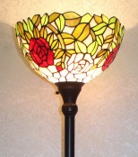 Tiffany Floor Lamp - AM051FL14 - handcrafted Tiffany stained glass lamp