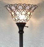 Tiffany Floor Lamp - AM071FL14 - handcrafted Tiffany stained glass lamp