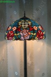 Tiffany Floor Lamp - AM084FL16 - handcrafted Tiffany stained glass lamp