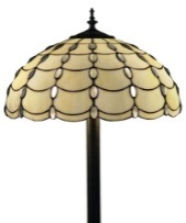 Tiffany Floor Lamp - AM1044FL16 - handcrafted Tiffany stained glass lamp