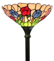 Tiffany Floor Lamp - AM1055FL14 - handcrafted Tiffany stained glass lamp