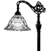 Tiffany Floor Lamp - AM107FL11 - handcrafted Tiffany stained glass lamp