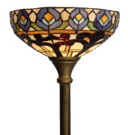 Tiffany Floor Lamp - AM1086FL12 - handcrafted Tiffany stained glass lamp