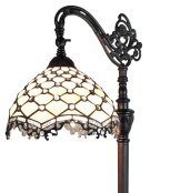 Tiffany Floor Lamp - AM122FL12 - handcrafted Tiffany stained glass lamp