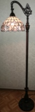 Tiffany Floor Lamp - AM283FL12B - handcrafted Tiffany stained glass lamp
