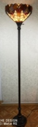 Tiffany Floor Lamp - AM347FL14 - handcrafted Tiffany stained glass lamp