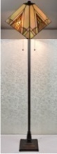 Tiffany Floor Lamp - AM351FL17 - handcrafted Tiffany stained glass lamp