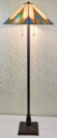 Tiffany Floor Lamp - AM353FL17 - handcrafted Tiffany stained glass lamp