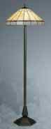 F16257 - handcrafted Tiffany stained glass lamp