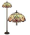 F163121 - handcrafted Tiffany stained glass lamp