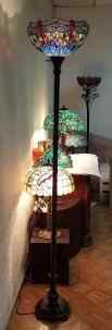 HS-TORBL - handcrafted Tiffany stained glass lamp