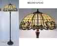 Tiffany Floor Lamp - NG201027-FLKG - handcrafted Tiffany stained glass lamp