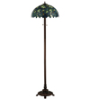 Tiffany Floor Lamp - SG129-18-1-FRFZ20 - handcrafted Tiffany stained glass lamp