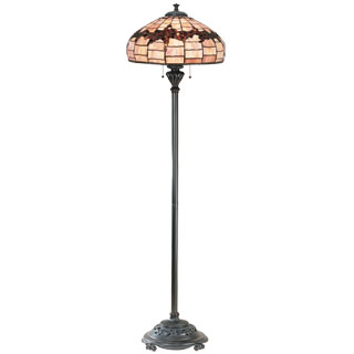 Tiffany Floor Lamp - SG134-20-1-FRGO20 - handcrafted Tiffany stained glass lamp