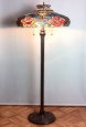 Tiffany Floor Lamp - SG158-18-1-FRHM20 - handcrafted Tiffany stained glass lamp