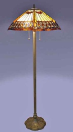 Tiffany Floor Lamp - TF3051FLR - handcrafted Tiffany stained glass lamp