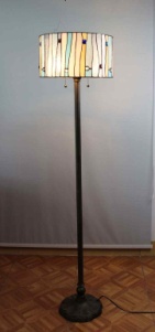Tiffany Floor Lamp - TF7030FLR - handcrafted Tiffany stained glass lamp