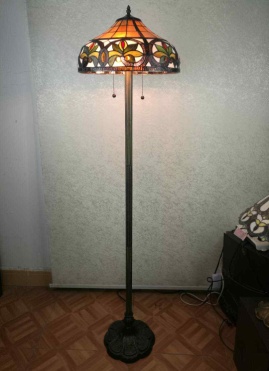 Tiffany Floor Lamp - TF7040FLR - handcrafted Tiffany stained glass lamp