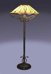 Tiffany Floor Lamp - TF7041FLR - handcrafted Tiffany stained glass lamp