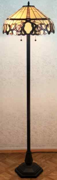 Tiffany Floor Lamp - TFB-18FL - handcrafted Tiffany stained glass lamp