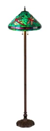Tiffany Floor Lamp - TFBD18FLR - handcrafted Tiffany stained glass lamp