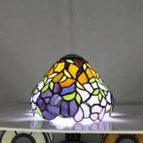 Tiffany Shade Only Lamp - DK870-08-2 - handcrafted Tiffany stained glass lamp