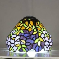 Tiffany Shade Only Lamp - DK870-08-2C - handcrafted Tiffany stained glass lamp