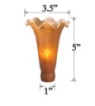 LYAM - handcrafted Tiffany stained glass lamp
